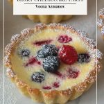 Pinterest image for berry cheesecake tarts.