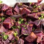 Pinterest image for Purple sweet potato roast.