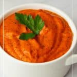 Pinterest image for romesco sauce.