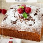 Pinterest image for raspberry swirl cake.
