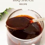 Pinterest image for BBQ Sauce.