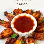 Pinterest image for Buffalo Sauce.