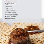 Pinterest image for Apple Walnut Spread.