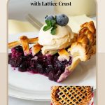 Pinterest image for Homemade Blueberry Pie.