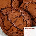 Pinterest image for making brownie cookies.