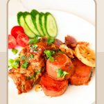 Pinterest image for Braised Chicken with Sweet Potato.