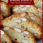Pinterest image for Biscotti with Crispy Almonds.