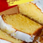Pinterest image for Lemon Pound Cake.