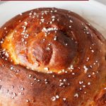 Pinterest image for Apple Honey Round Challah.