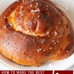 Pinterest image for Apple Honey Round Challah.