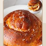 Pinterest image for Apple Honey Round Challah.