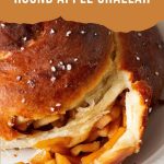 Pinterest image for Apple Honey Round Challah.
