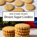 Pinterest image for Shortbread Cookies Recipe.