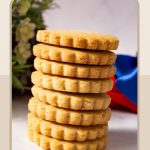 Pinterest image for Shortbread Cookies Recipe.