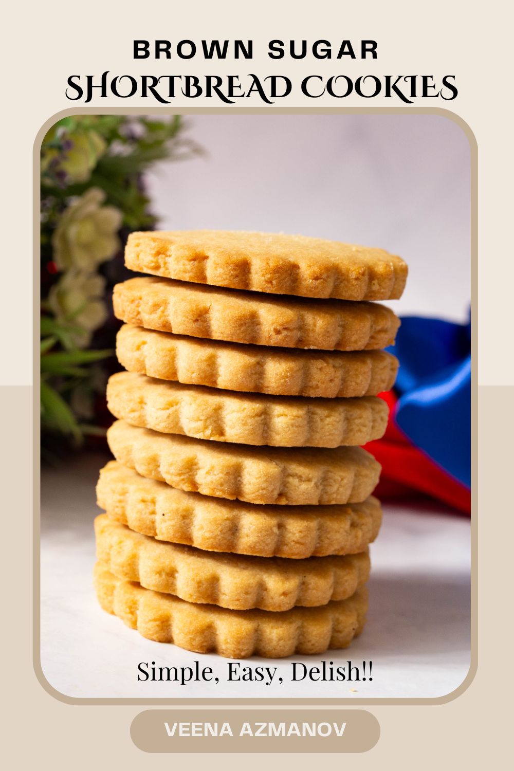 Indulgent Brown Sugar Shortbread Cookies for Any Occasion - Veena ...