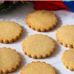 Pinterest image for Shortbread Cookies Recipe.