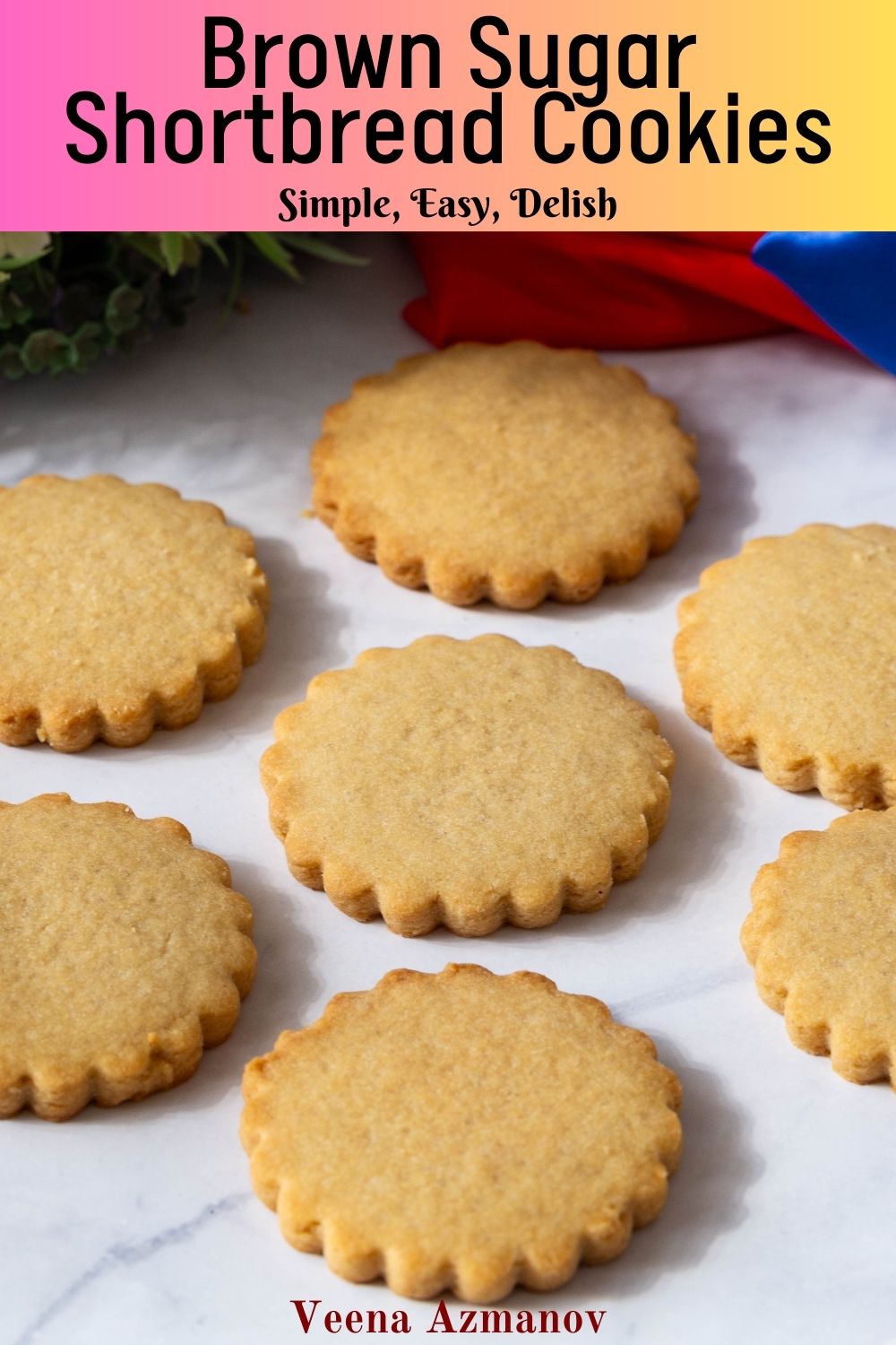 Indulgent Brown Sugar Shortbread Cookies for Any Occasion - Veena ...