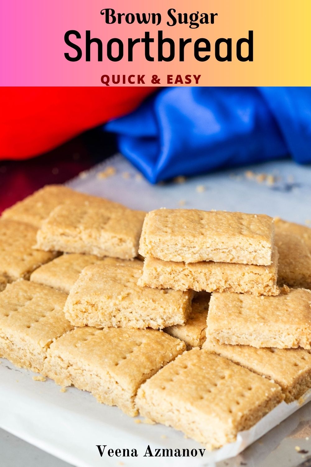 Brown Sugar Shortbread: A Rich and Buttery Delight - Veena Azmanov Kitchen
