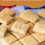 Pinterest image for Shortbread Recipe.