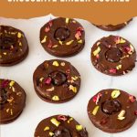 Pinterest image for Chocolate Linzer Cookies.