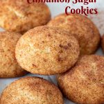 Pinterest image for making Cinnamon Sugar Amish Cookies.