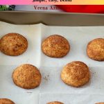 Pinterest image for making Cinnamon Sugar Amish Cookies.