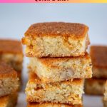 Pinterest image for Classic Blondies Recipe.