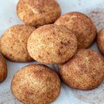 A stack of cinnamon sugar cookies made Amish Style.