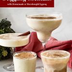 Pinterest image for Eggnog Cocktails.