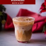 Pinterest image for Eggnog Cocktails.