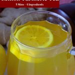 Pinterest tea for Ginger Lemon Turmeric Tea.