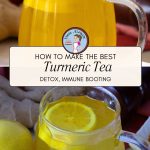 Pinterest tea for Ginger Lemon Turmeric Tea.