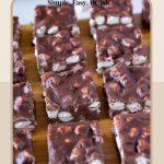 Pinterest image Marshmallow Fudge Recipe.