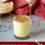 Pinterest image for Eggnog Cocktails.