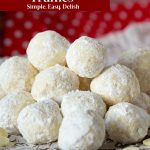 Pinterest image for White Chocolate Truffles.