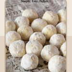Pinterest image for White Chocolate Truffles.