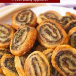 Pinterest image for Spinach Pinwheels Appetizers