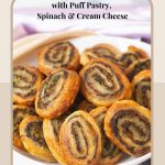 Pinterest image for Spinach Pinwheels Appetizers
