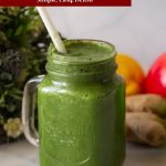 Pinterest image for Detox Green Smoothie Recipes.