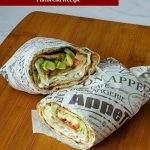 Pinterest image for cottage cheese flatbread recipe.