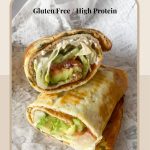 Pinterest image for cottage cheese flatbread recipe.