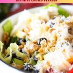 Pinterest image for Homemade salad with Apple Orange Feta.