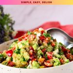 Pinterest image for Quinoa Salad Recipe.