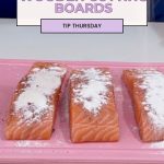 Pinterest image for maintenance of cutting boards.