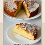 Pinterest image for Italian Almond Cake Recipe.