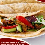Pinterest image for Chicken Fajitas Recipe.