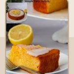Pinterest image for Lemon Cake with Yogurt Recipe.