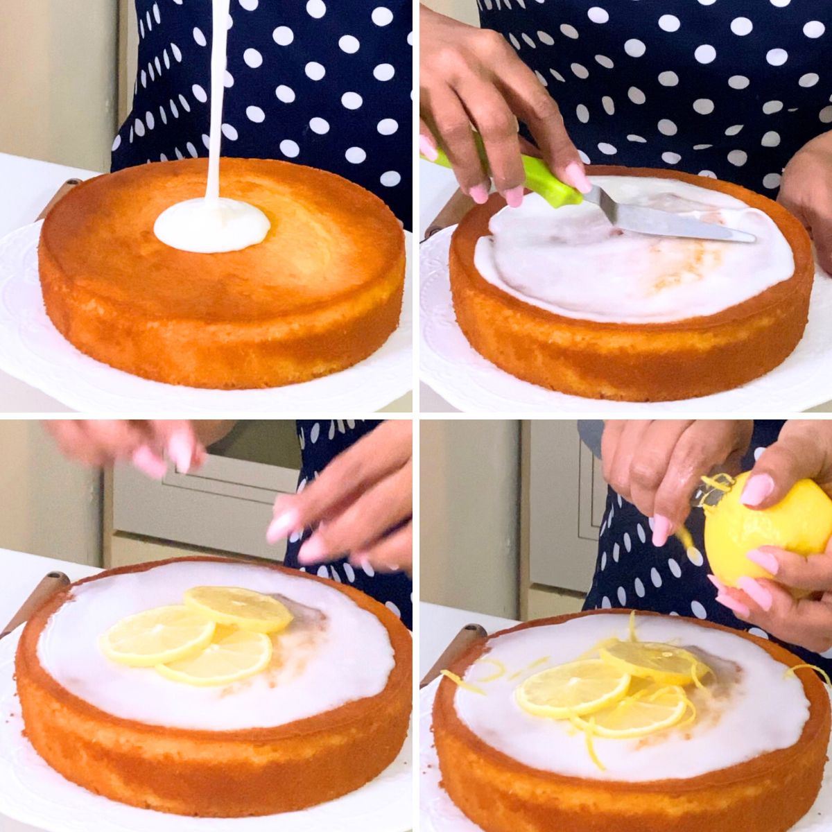 Progress pictures lemon yogurt cake.