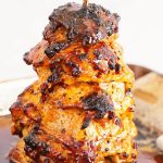 Pinterest image for Gyros with Chicken Thighs.
