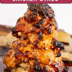 Pinterest image for Gyros with Chicken Thighs.